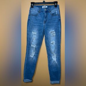 Wax Jean Woman’s blue skinny jeans size 26